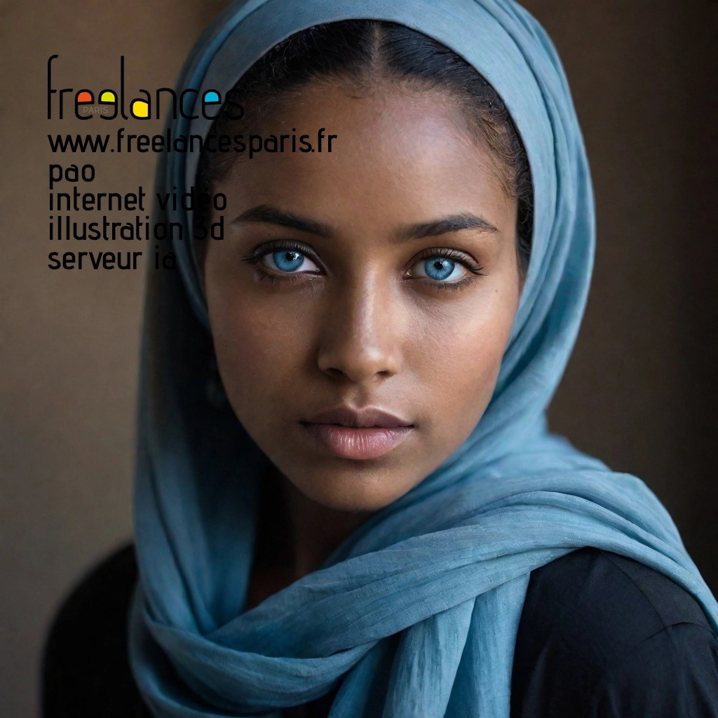 Pao mise en page internet vidéo illustration 3d serveur IA générative AI freelance paris studio de création magazines 737vrhm0